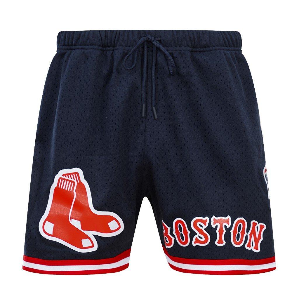 Pro Standard Men's MLB Boston Red Sox Mesh Short - Navy/Red - NAVY/RED